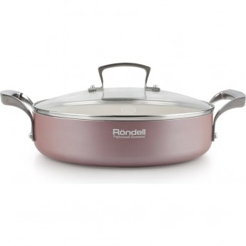 Сотейник с крышкой RONDELL ROSSO 26х6,4 см Сотейник с крышкой RONDELL ROSSO 26х6,4 см